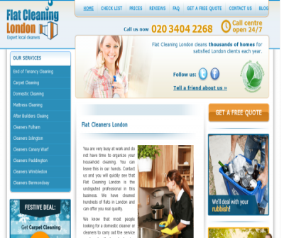 Flat Cleaning London