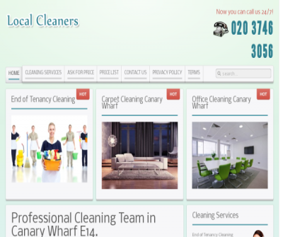 Cleaning Company Canary Wharf