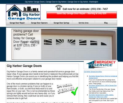 Gig Harbor Garage Doors