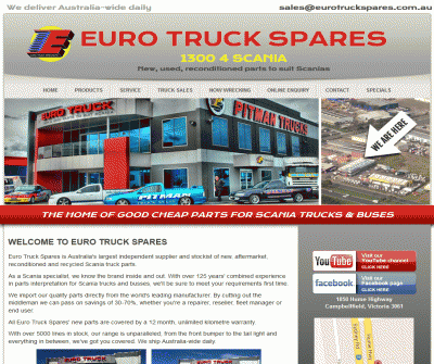 Euro Truck Spares - New & Used Parts For Scania Trucks & Buses