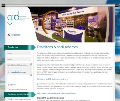 GCD - Custom Display Stands, Shell Schemes & Joinery For Exhibitions