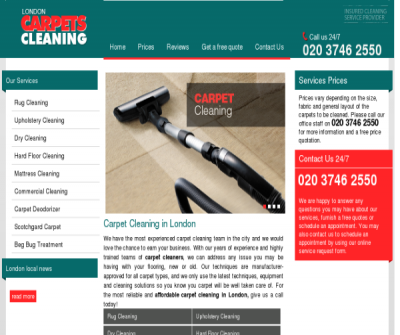 Carpet Cleaning London