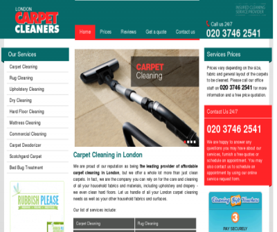 Carpet Cleaning London