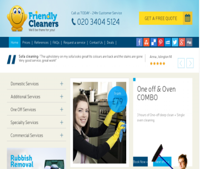 Friendly Cleaners London