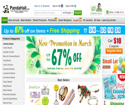 Pandahall -  Wholesale Beads, Jewelry Findings, Supplies for Jewelry Making
