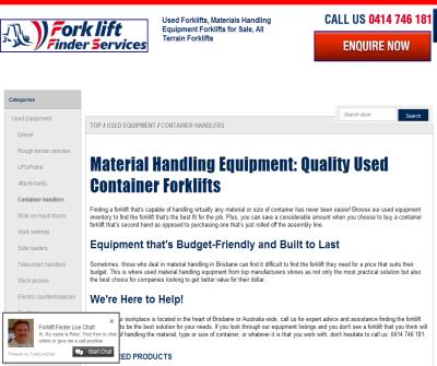 Forklift Finder Services