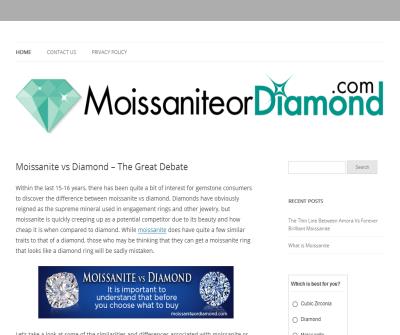 Moissanite vs Diamond