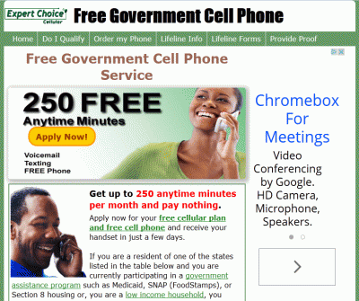 Free Government Cell Phone Plan & Service