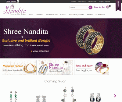 Shree Nandita - An Online Jewelry Store