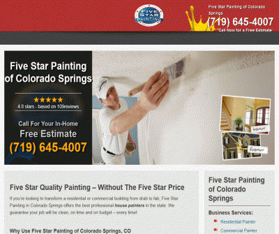 Five Star Painting of Colorado Springs Exterior and Interior Painting