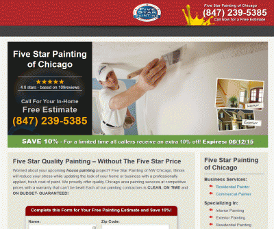 Five Star Painting of Gurnee Exterior and Interior Painting