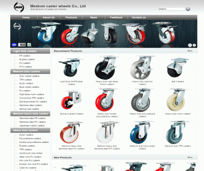 Meskom Caster Wheel Co A Manufacturer Of Casters And Wheels