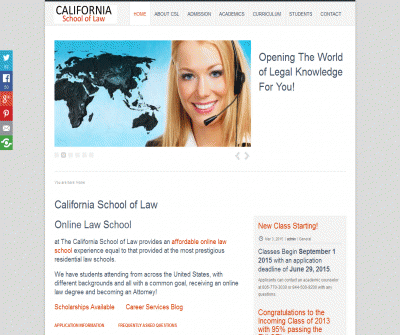 Online Law School at The California School of Law