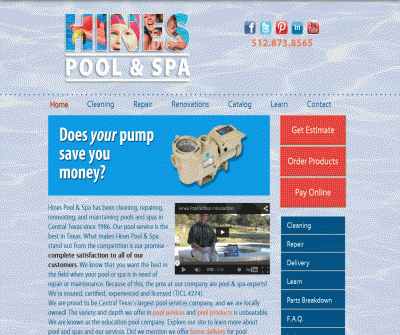 Hines Pool and Spa | Pool Service - Pool cleaning, repair and remodeling.