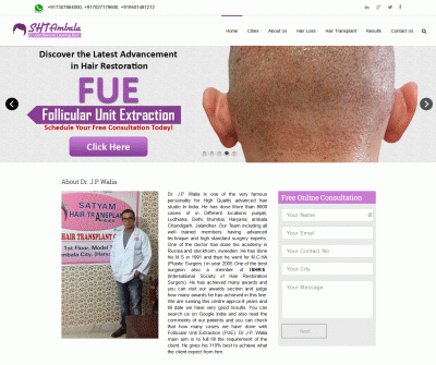 Hair transplant in India