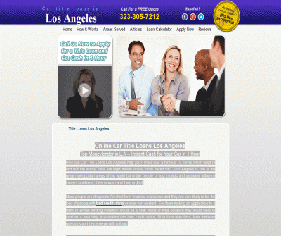 Car Title Loans in Los Angeles