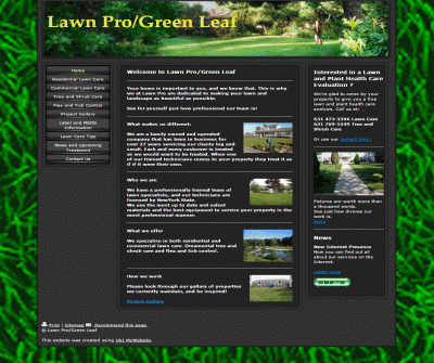 Lawn Services - Lawn Pro/ Green Leaf