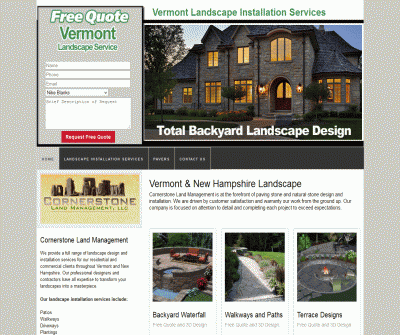 Vermont & New Hampshire Landscape Backyard Designs