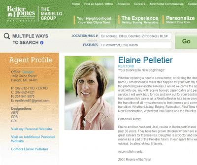 Elaine Pelletier, Real Estate Broker - Bangor, ME