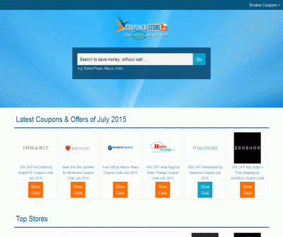 CouponerStore - Save Money Without Wait!