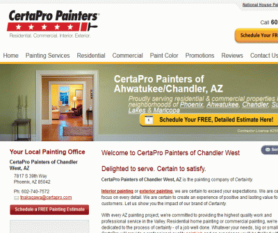 CertaPro Painters of Chandler West, AZ