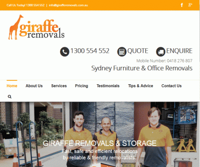 Giraffe Furniture Removals & Storage Australia