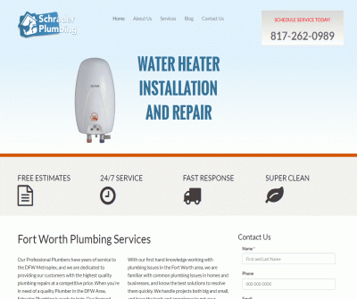 Fort Worth Plumbing Services