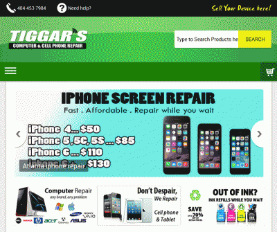 Tiggar Computer and Cell Phone Repair Georgia