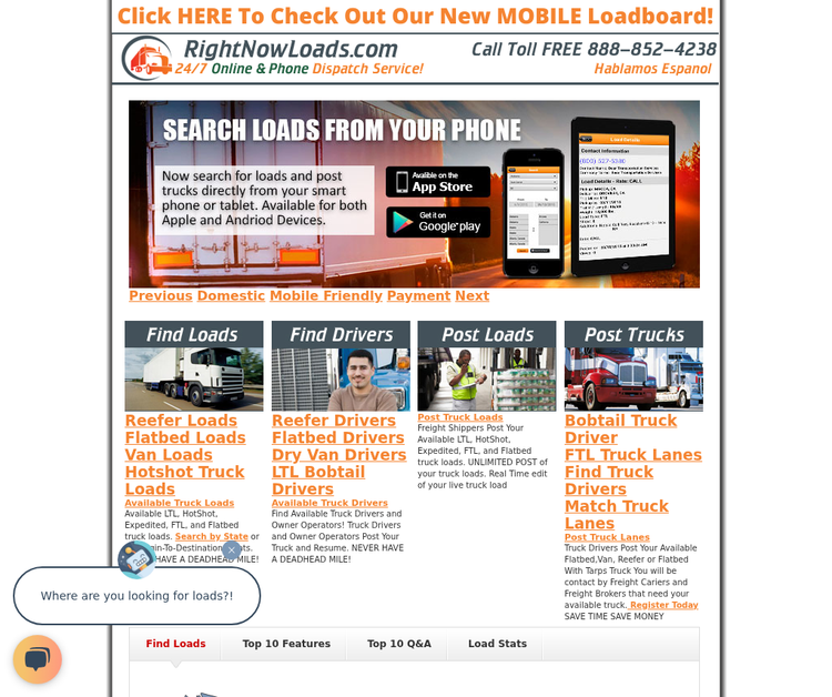 Find Truck Loads Online