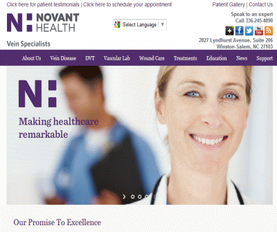 Novant Health Vein Specialists North Carolina