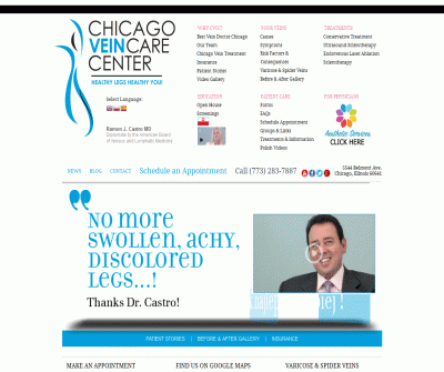 Chicago Vein Care Center Dr. Ramon J. Castro