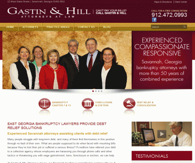 Bankruptcy Attorneys in Georgia Gastin & Hill, Attorneys at Law