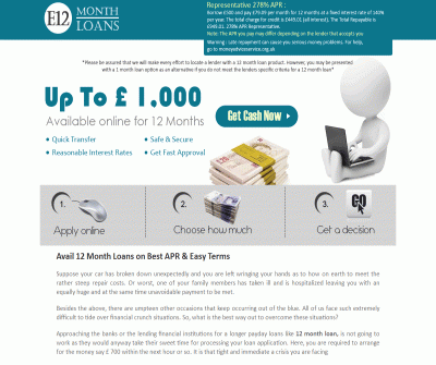 12 month payday loans