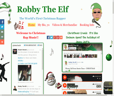 Robby The Elf - The Official Christmas Crunk Music Site