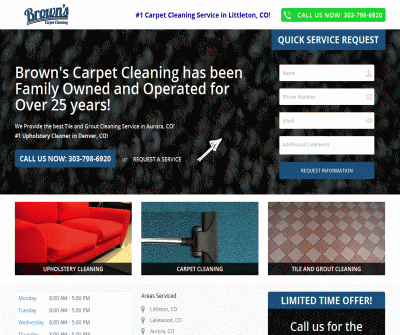 Brown's Carpet Cleaning Service Littleton, CO