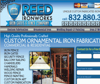 Reed Ironworks Iron Gate and Fence Co.