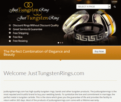 Just Tungsten Rings