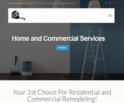 A & A 1st Choice LLC Residential and Commercial Remodeling