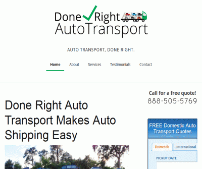 Done Right Auto Transport