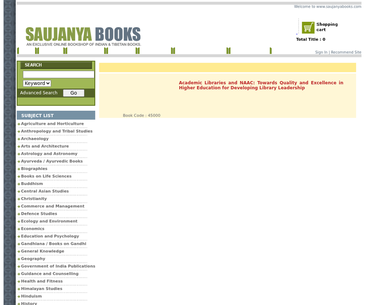 Saujanya Books - Leading Exporters of Tibetan and Indian Books