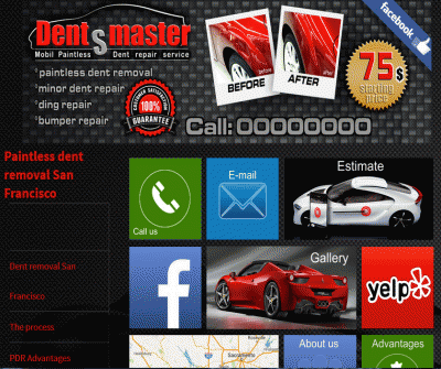 Dent removal San Francisco Mobil dent repair service