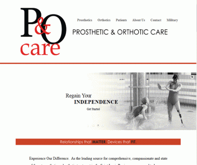 Prosthetic & Orthotic Care Inc
