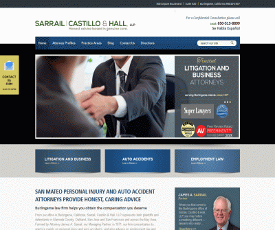 Personal Injury Attorneys in California Sarrail, Castillo and Hall, LLP 