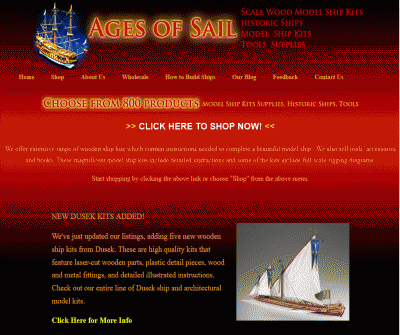 Buy Wooden Ship Kits & Wood Model Ship Kits - Ages of Sail