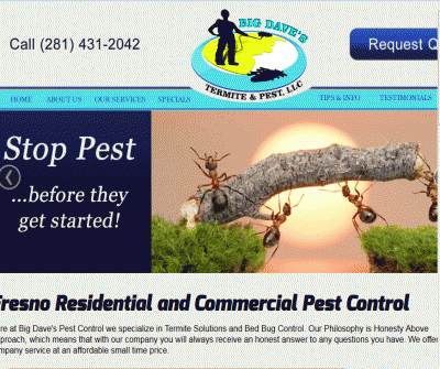 Big Dave's Residential and Commercial Pest Control Fresno, TX