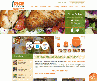 Rice House of Kabob Restaurant Savory Persian Cuisine Miami, Florida