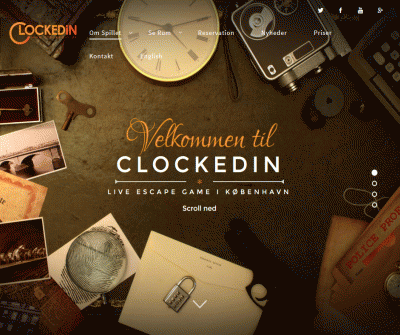 ClockedIn - Hvad er et LIVE ESCAPE GAME? 