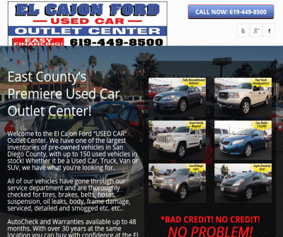 El Cajon Ford Used Car Outlet Center