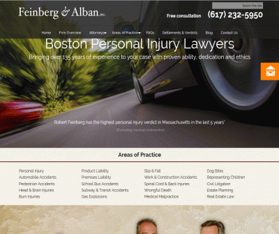 Boston Personal Injury Lawyers and Accident Attorneys