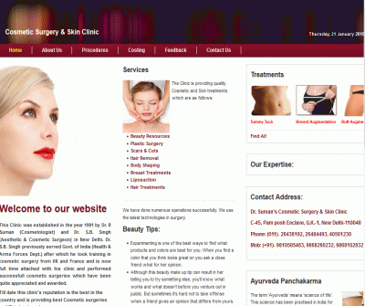 Cosmetic & Plastic Surgery Delhi